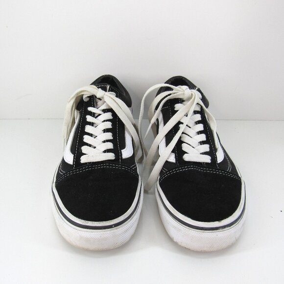 Vans Off The Wall Men's Black Suede Skate Shoe Low Top Sneakers Size 5 - Picture 1 of 8